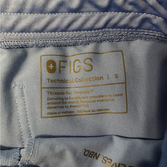 Women’s figs Zamora Jogger Scrub Pants Size Small Seal Blue - Picture 4 of 5